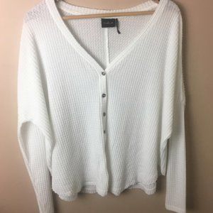 UO Out from Under Cropped Thermal Long Sleeve